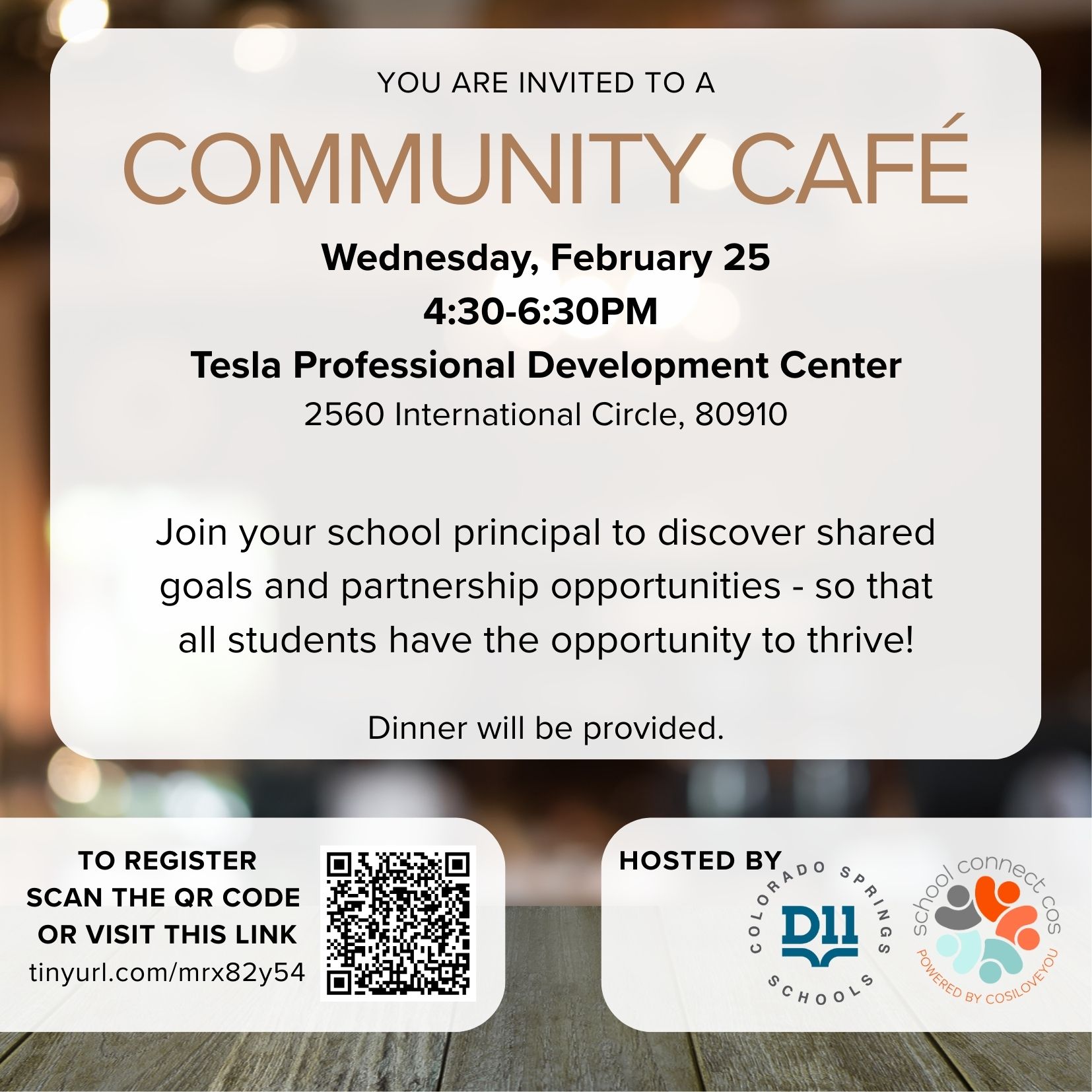 Community Cafe – Taylor Elementary School