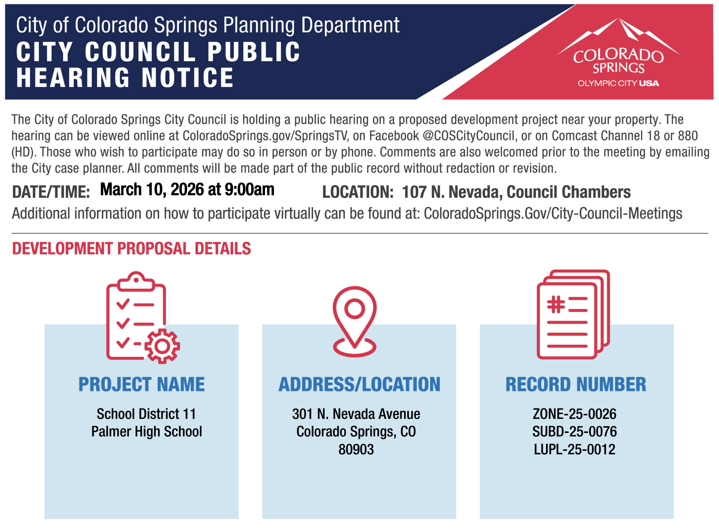 Permanent Closure of Boulder St