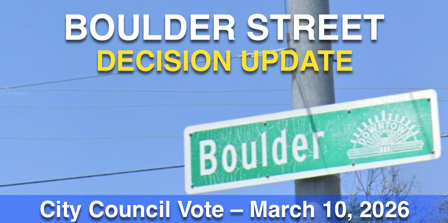 City Council Vote on Boulder Street — March 10, 2026
