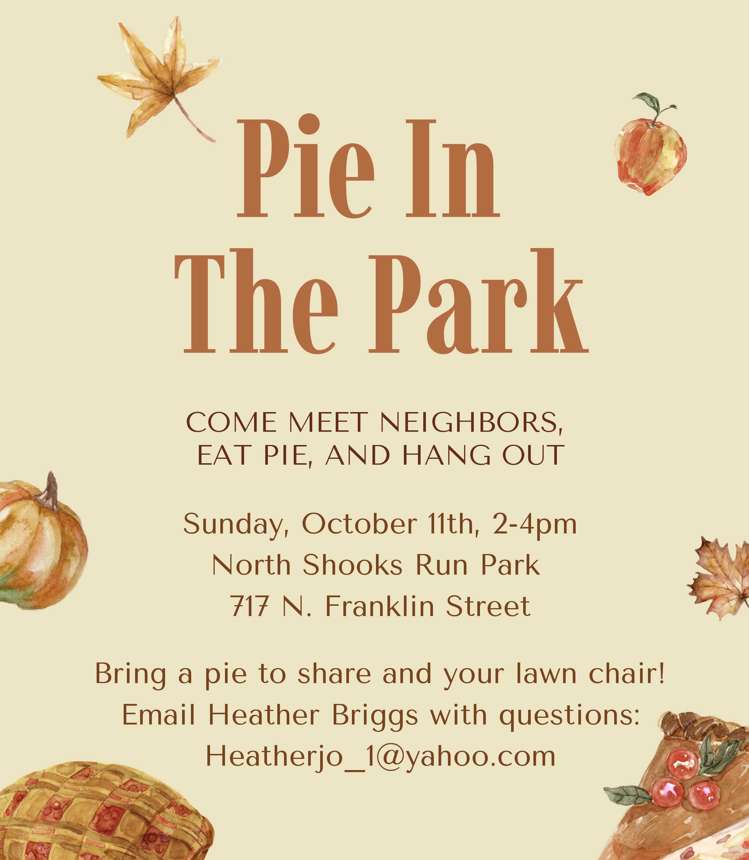 pie in the park